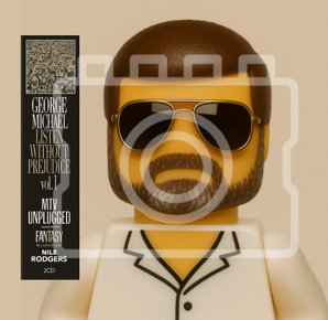 LEGO-Inspired George Michael – Listen Without Prejudice Vol. 1 5x5" Print