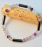 Fluorite & Hematite Bracelet, Birthday, Anniversary, Thank You, Gifts For Her - Image 2