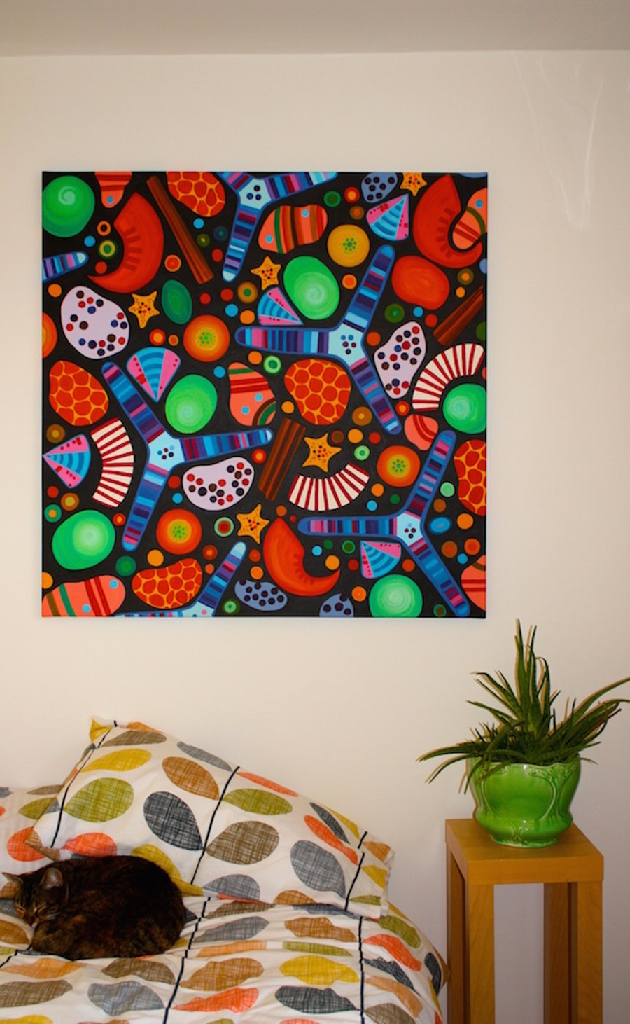 SAND GRAINS-ACRYLIC PAINTING ON CANVAS