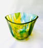 Mini Fused Glass Square Vase - Image 1