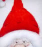 Santa Christmas decoration, 3D Father Christmas in a little tin, decoration - Image 4