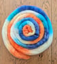 Hand Dyed Falkland Merino Top 103g Spinning Fibre - Kingfisher No. 3 - Image 2
