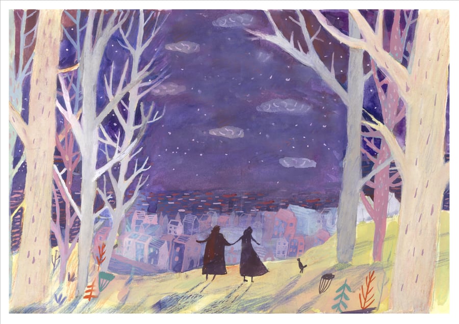 A view from Brighthelmstone 1705 A3 Print