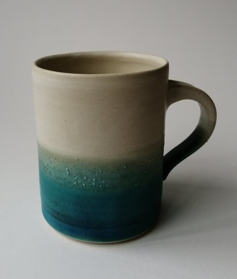 Handmade stoneware large mug