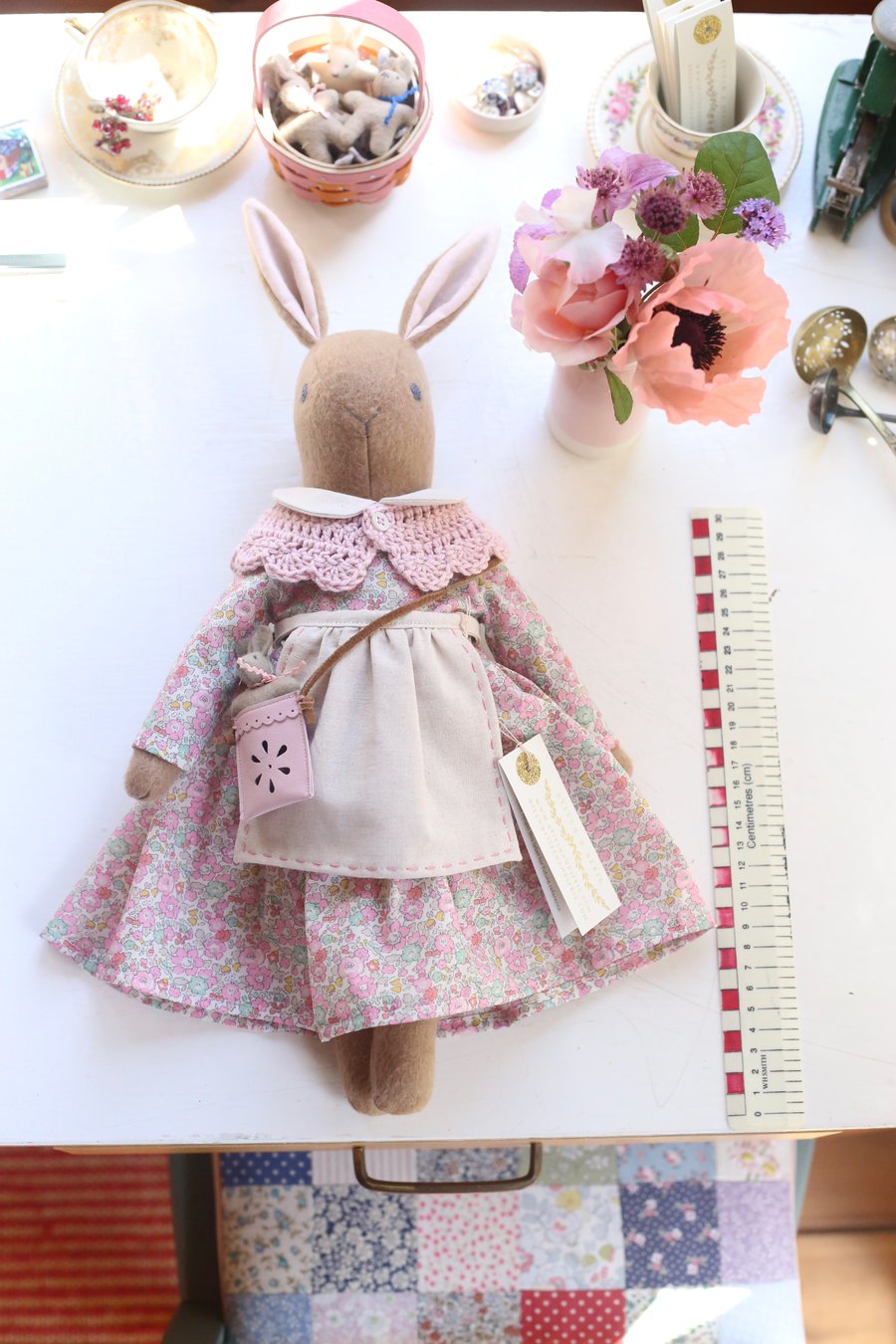 Heirloom Liberty Bunny - Betsy Ann Pale Pink