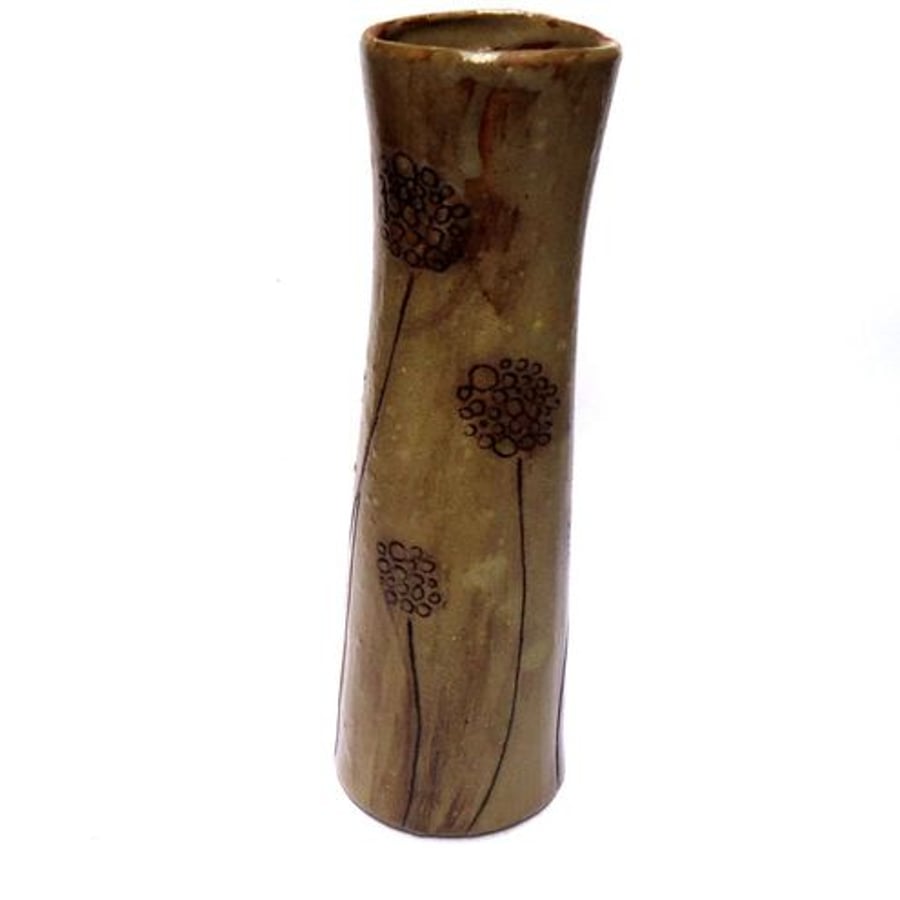 Tall Ceramic Dandelion Vase