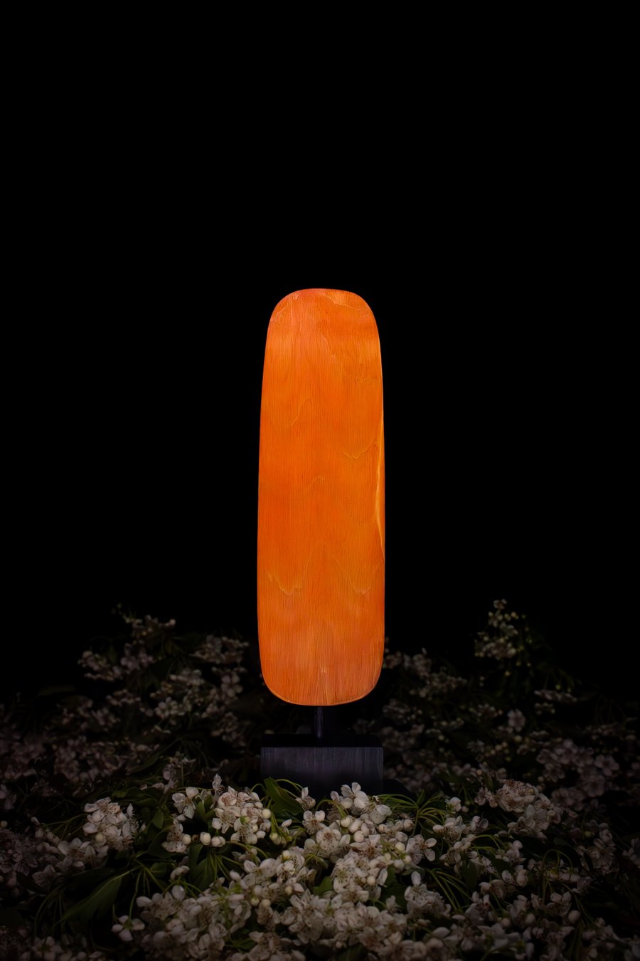 "Monolith" - abstract wooden sculpture 