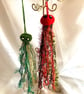 2 happy sparkly Christmas jellyfish