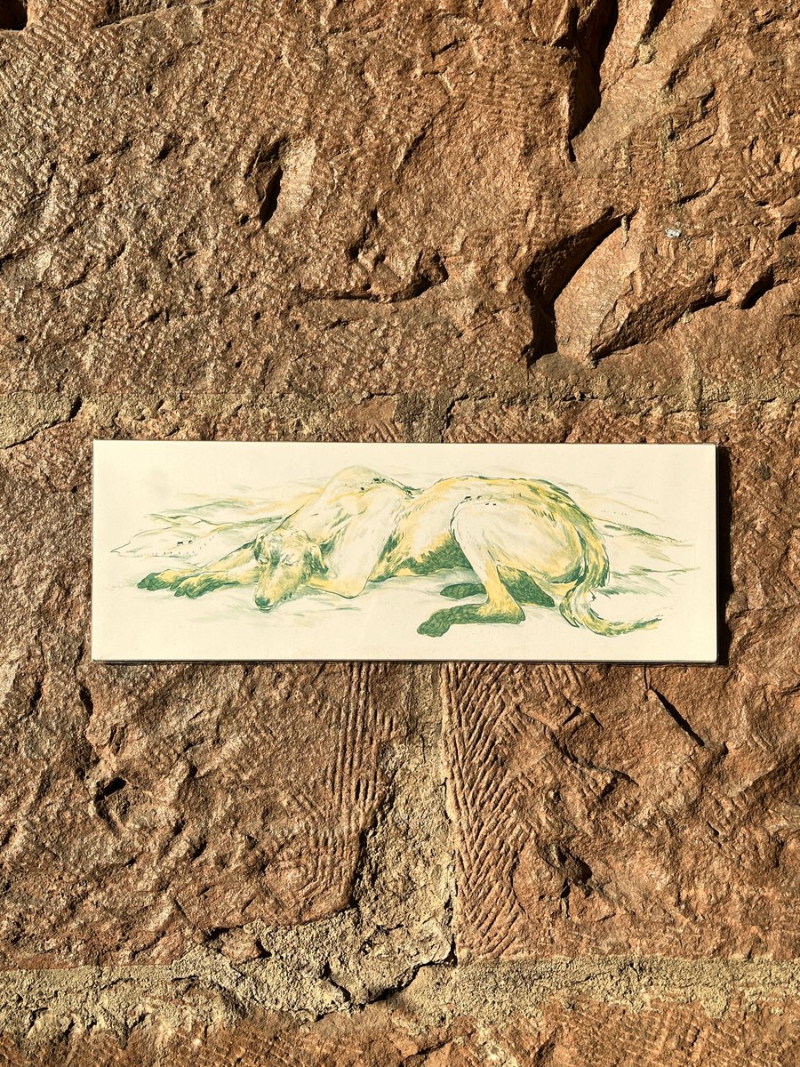 Bran Sleeping - 140x420mm Risograph Print