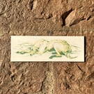 Bran Sleeping - 140x420mm Risograph Print