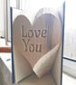Love You in a Heart COMBI Book Folding Pattern - EMAILED PDF PATTERN - Image 4