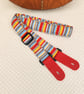  1 inch Wide Adjustable Striped Ukulele Neck Strap - Image 2