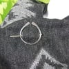 Pennanular Brooch, Shawl Pin, Sterling Silver Celtic Clasp for Wrap