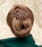 Antique copper Hair slide, solid copperhair barrette,Hair Accessories,celtic  - Image 2