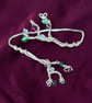 Adjustable Upper Arm Cuff - Gold Plated Vine Style - Image 2
