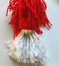 'Bruno' Hanging Gnome with Brown Hat - Upcycled Woodland Decor (28cm Drop) - Image 5