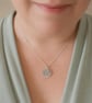 Lion Engraved Sterling Silver Coin Necklace - Image 2