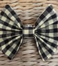  Dog Bow. Check Print. Fan Design. - Image 2