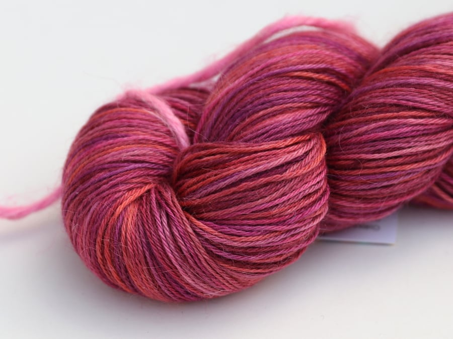 Fruiit Punch - Silky baby alpaca 4 ply yarn