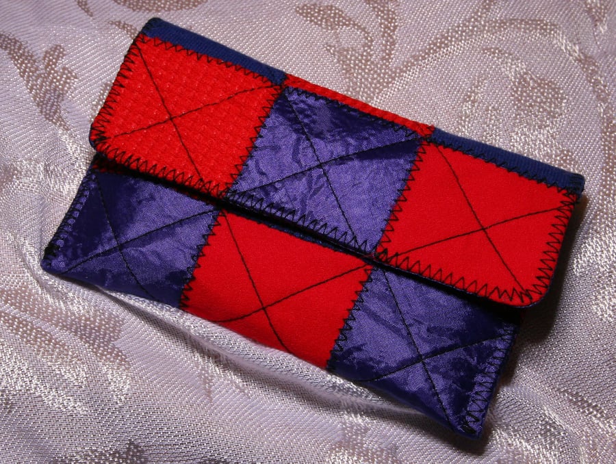 Phone or Camera Case, quilted patchwork