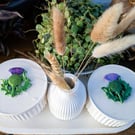 Scottish Thistle Vanity Gift set, Trinket Tray, Beauty Gift set for her