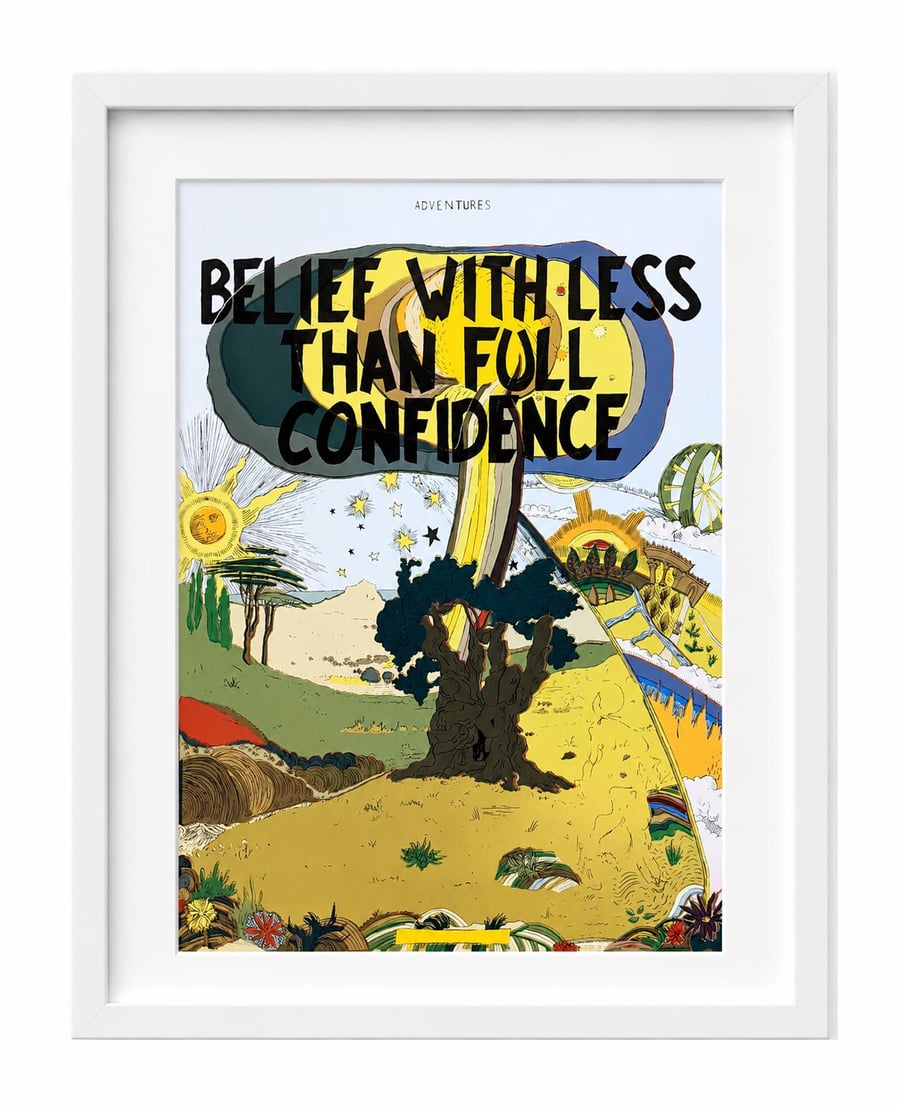 Breaching the Firmament, Screenprint, Signed Numbered Edition Paper Art