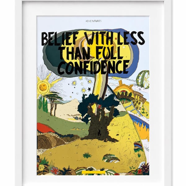 Breaching the Firmament, Screenprint, Signed Numbered Edition Paper Art