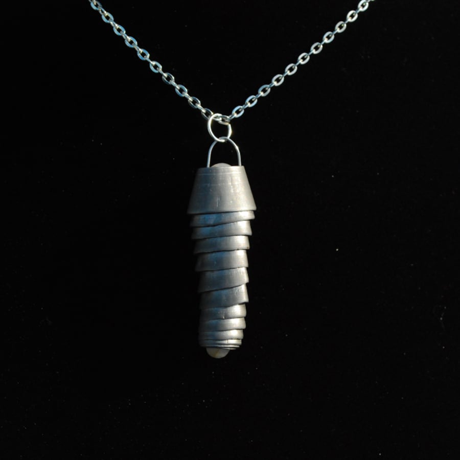 Beach swarf pendant