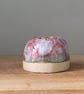 Handmade flower frog, Ikebana vase for fresh or dried flowers, pink vase  - Image 5