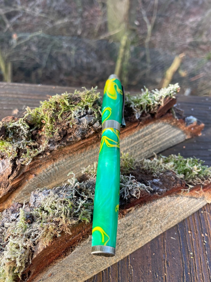 Handmade acrylic rollerball pen