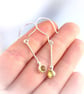 Sterling silver earrings with peridot - Image 7