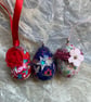 A set of 6 colourful decopatched Easter eggs  - Image 5