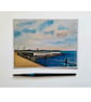 Jubilee Pool Penzance Cornwall Original Watercolour and Ink Painting - Image 5