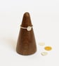 Little button ring, button ring, silver ring - Image 1