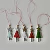 'Christmas Tree Parcel Toppers' - Pack of 5