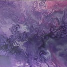 "Amethyst Magic "Original Handmade Abstract Acrylic Painting