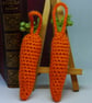 Crochet Carrot decoration (pair)  - Image 4