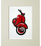 Vespa Linocut - Image 1