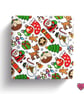 Christmas wrapping paper with cute illustrations - Image 3