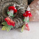 Woodland Toadstool Earrings