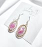 Dried Flower Drop Earrings - Image 2