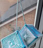 Blue and white cubes, window decoration with sucker-cup attachment - Image 5