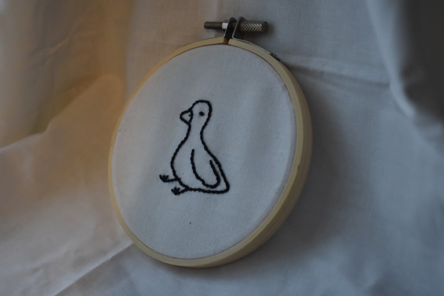 Embroidered Unimpressed Duck 