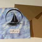 Ocean themed Father's Day card