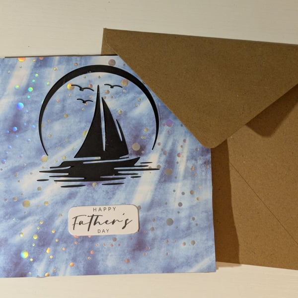 Ocean themed Father's Day card