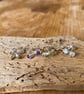 3mm sterling silver studs - various gems - Image 1