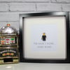 JAMES BOND - FRAMED CUSTOM FIGURE USING LEGO