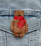 Percival – The Little Optimist Bear Brooch