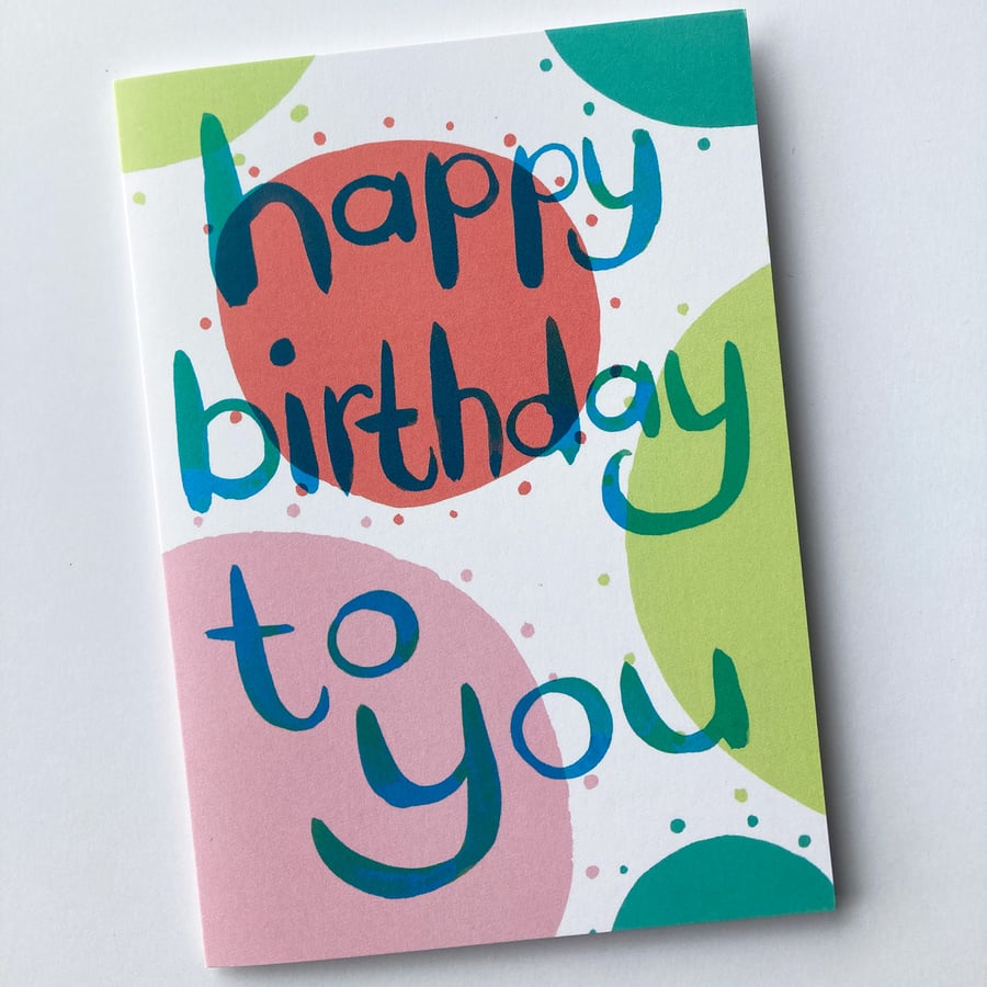 Happy Birthday to You card by Jo Brown