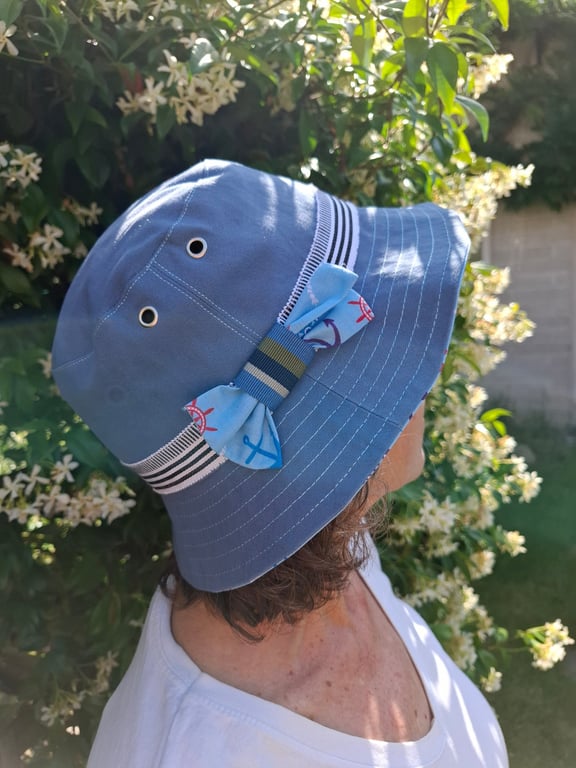 Nautical themed Summer hat